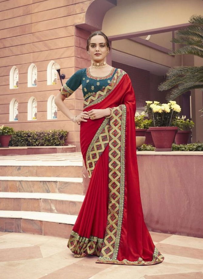 KAVIRA AARNA Latest fancy Designer Heavy Stylish Wedding Wear Embroidered Work Fancy Saree Collection